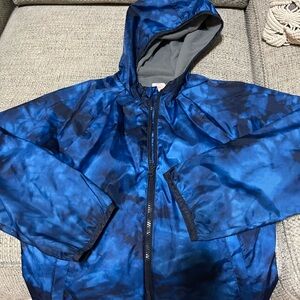 Wonder Nation Blue and Gray Hooded Jacket